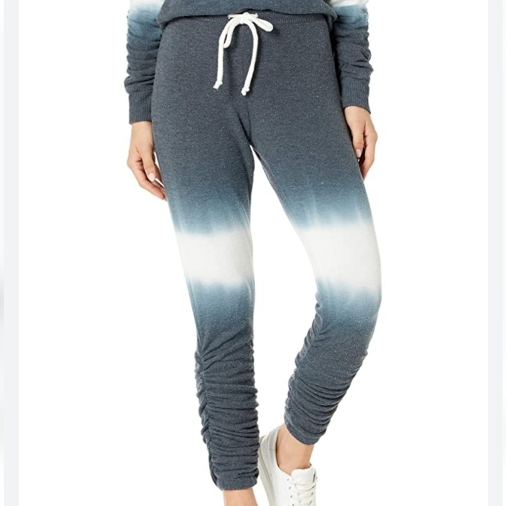 Chaser Womens Leggings Sz S Ruched Leg Washed Vail 429